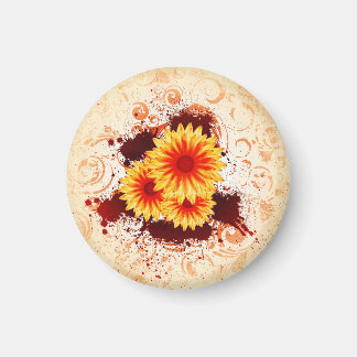 aimant de design floral