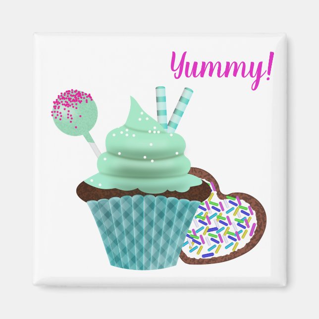 Aimant de dessert Yummy (Devant)