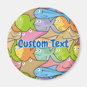 Aimant de dessin animé de poissons