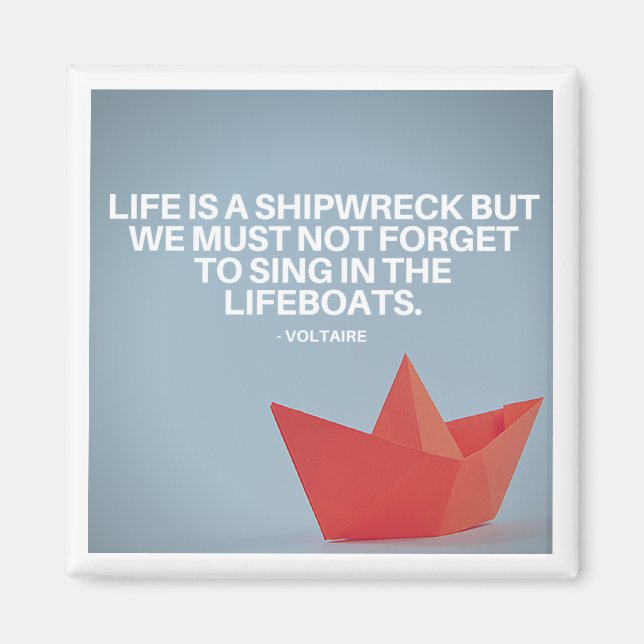 Aimant de devis motivant et inspirant (Devant)