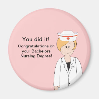 Aimant de diplôme d'infirmière