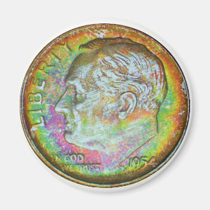 Aimant de dixième de dollar de Roosevelt