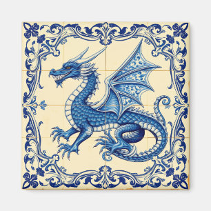 aimant de dragon de ciel de saphir