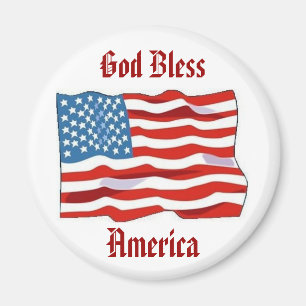 Aimant de drapeau américain