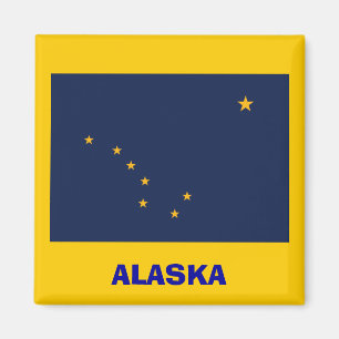 Aimant de drapeau d'Alaska*/Alaska Sjunker