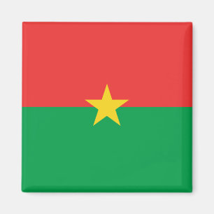 Aimant de drapeau de Burkina Faso