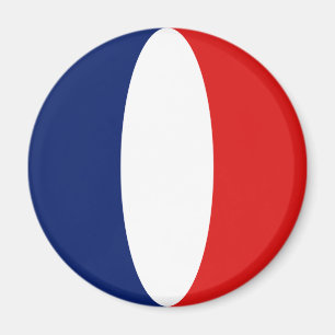 Aimant de drapeau de la France Fisheye