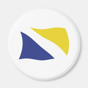 Aimant de drapeau de la minorité allemande du Schl