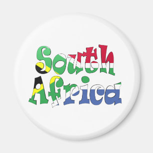 Aimant de drapeau de l'Afrique du Sud