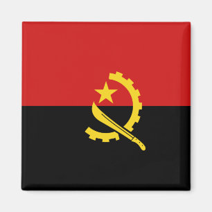 Aimant de drapeau de l'Angola