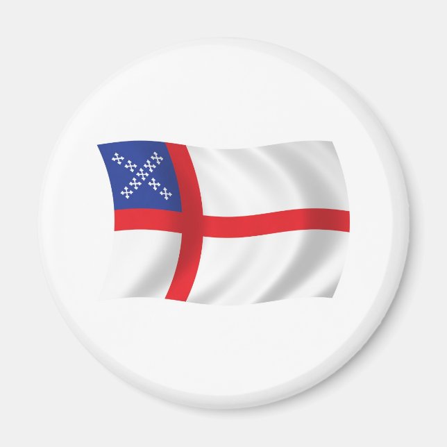 Aimant de drapeau de l'Église épiscopale des États (Devant)