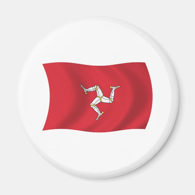 Aimant de drapeau de l'île de Man (Devant)