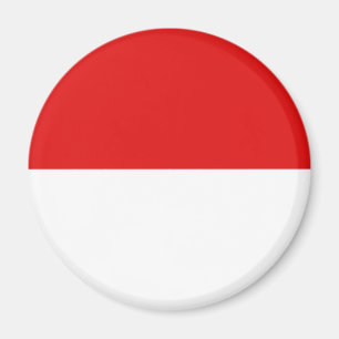 Aimant de drapeau de l'Indonésie Fisheye