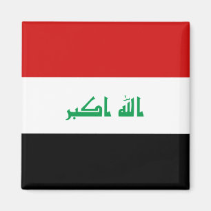 Aimant de drapeau de l'Irak