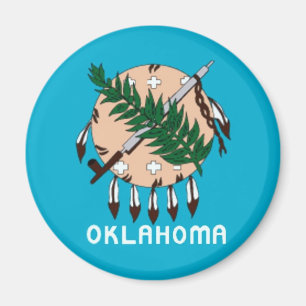 Aimant de drapeau d'état de l'Oklahoma