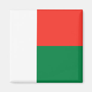 Aimant de drapeau du Madagascar