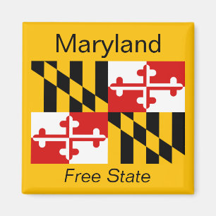 Aimant de drapeau du Maryland