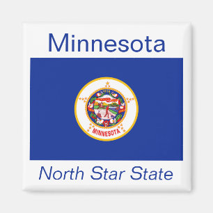 Aimant de drapeau du Minnesota