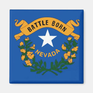 Aimant de drapeau du Nevada