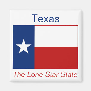 Aimant de drapeau du Texas