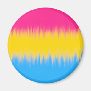 Aimant de drapeau pansexuel