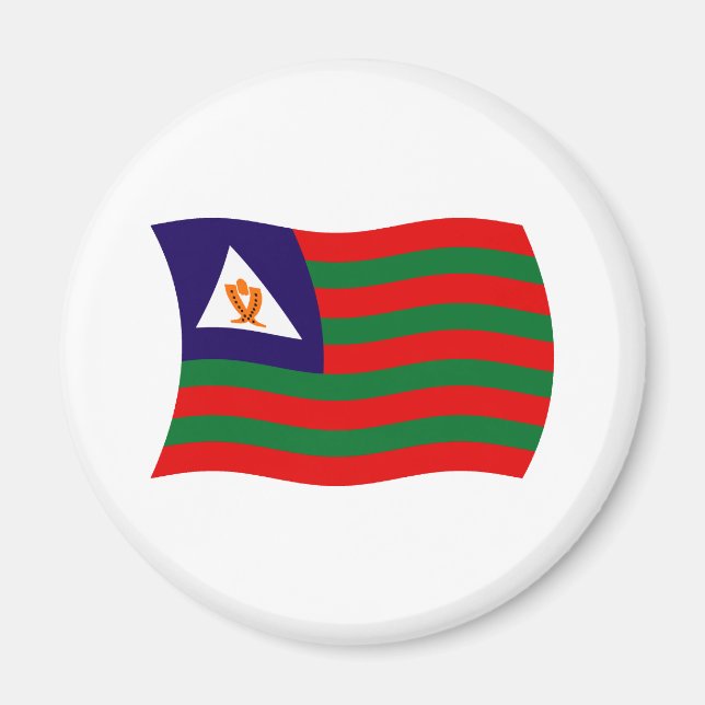 Aimant de drapeau tribal Bubi (Devant)