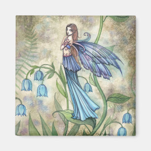 Aimant de fantaisie artistique de fée Blue Bell