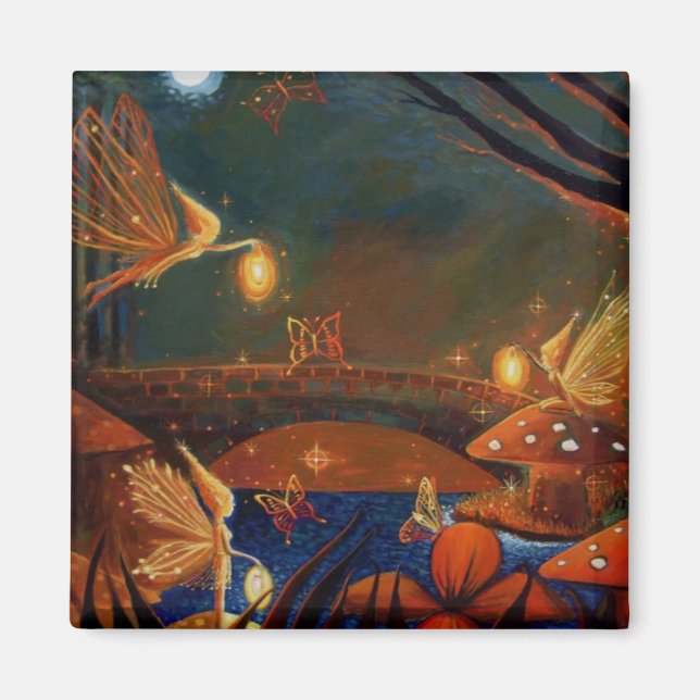 Aimant de fée - " Rassemblement de fées " (Devant)