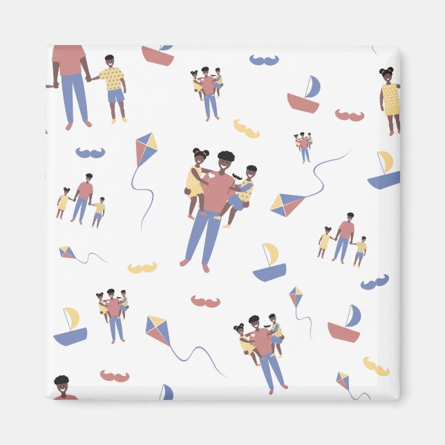 Aimant de fête des pères (Devant)