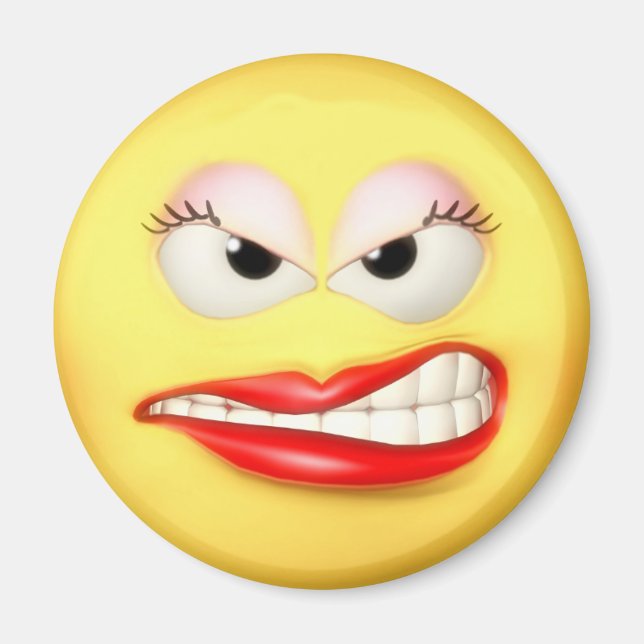 Aimant de fille en colère (Devant)