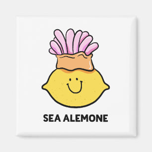 Aimant de fruit de citron A-lemon-e de mer