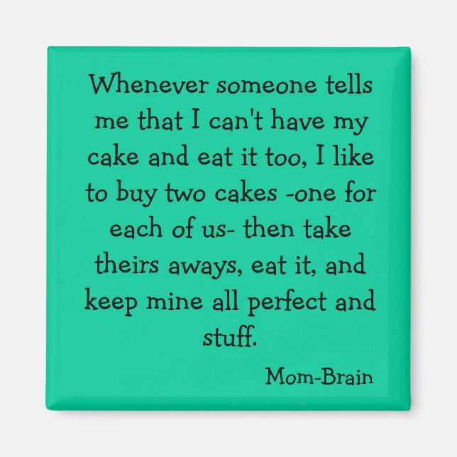 Aimant de gâteau (Devant)