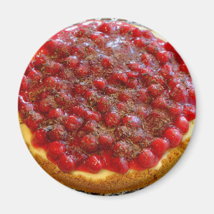 Aimant de gâteau au fromage de Graham de cerise