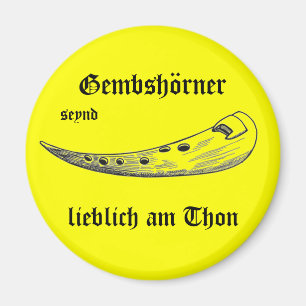 Aimant de Gemshorn jaune