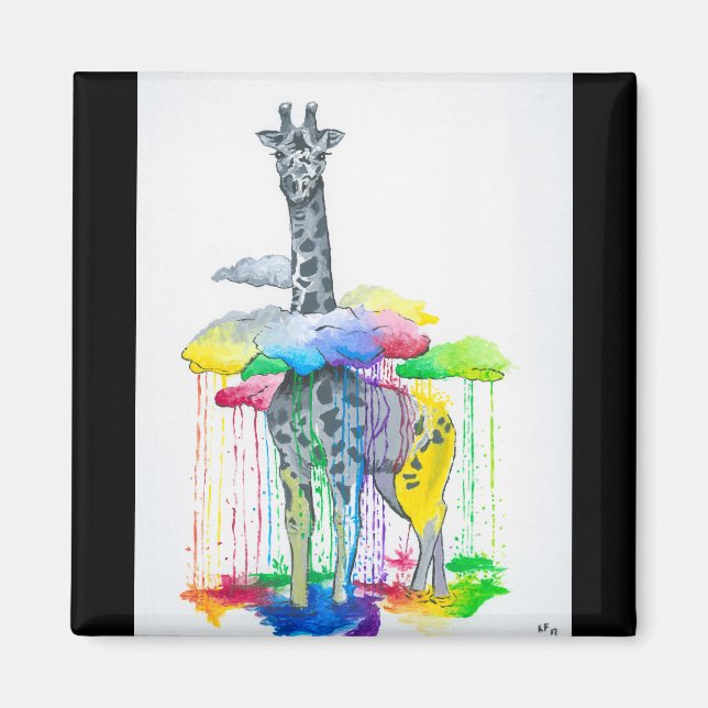 Aimant de girafe (Devant)