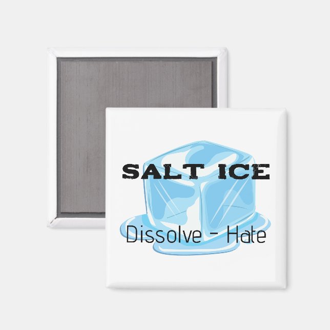 Aimant de glace salée (Recto/Verso)