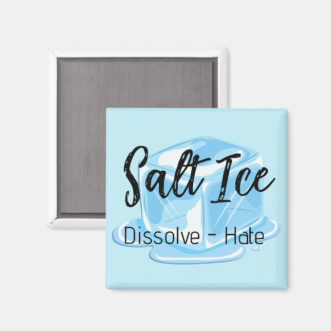Aimant de glace salée (Recto/Verso)