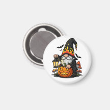 Aimant de gnome d'Halloween