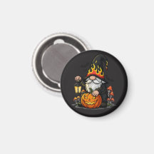 Aimant de gnome d'Halloween