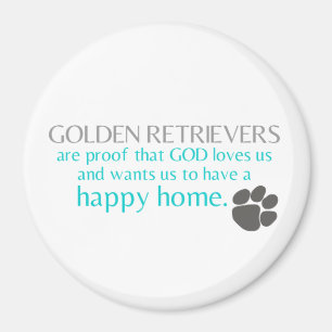 Aimant de golden retriever