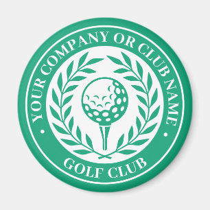 Aimant de golf classique Cadeau vert nom personnal