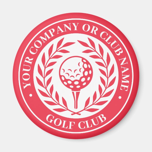 Aimant de Golf Classique Nom Personnalisé Cadeau R (Devant)