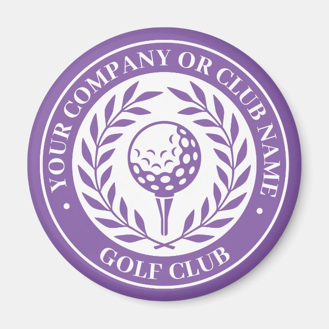 Aimant de Golf Classique Nom Personnalisé Cadeau V (Devant)