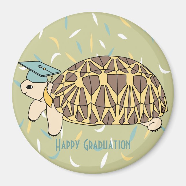Aimant de graduation Star Tortoise personnalisable (Devant)