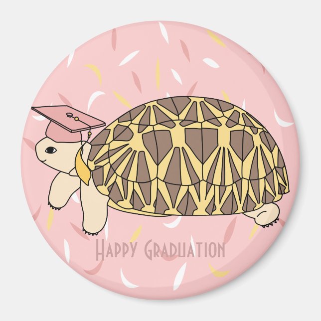 Aimant de graduation Star Tortoise personnalisable (Devant)