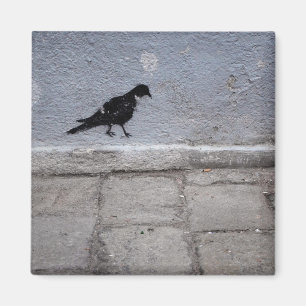 Aimant de graffiti de pigeon