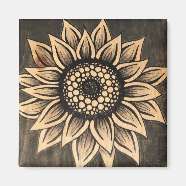 Aimant de Gray Sunflower (Devant)