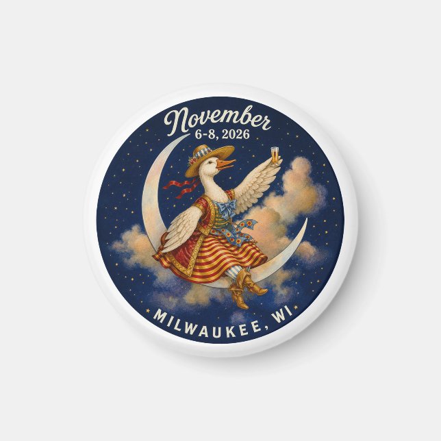 Aimant de groupe Goose- Milwaukee 2026 - Tournée d (Devant)