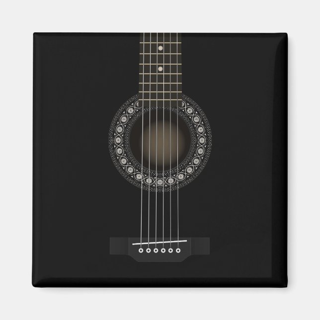 Aimant de guitare acoustique (Devant)
