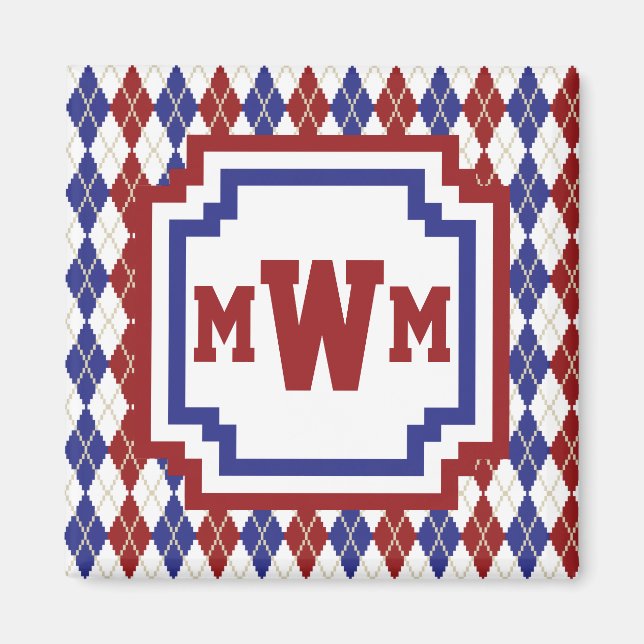 Aimant de Jacquard Americana (Devant)